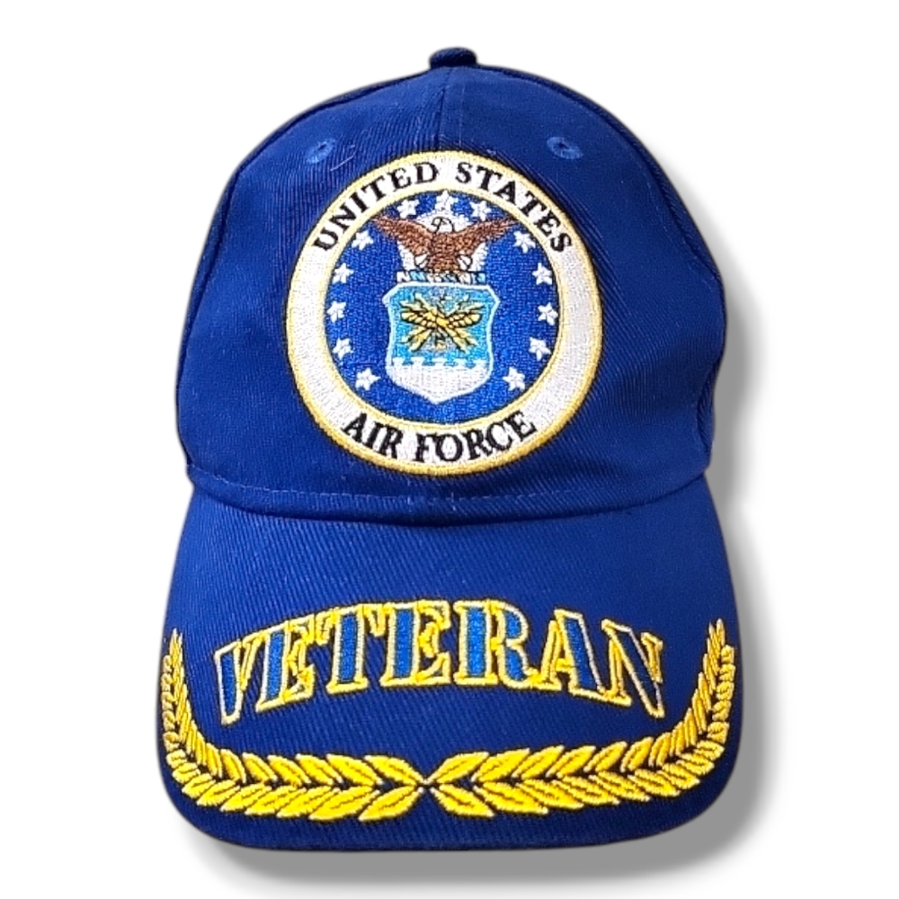 United States Air Force Veteran Baseball Ball Cap One Size Fits All Pre-owned‎